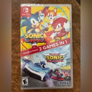 Sonic Mania + Team Sonic Racing for Nintendo Switch - Red Cover